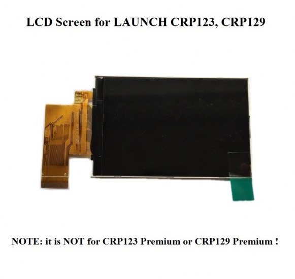 LCD Screen Display Replacement for LAUNCH CRP123 CRP129 Scanner - Click Image to Close